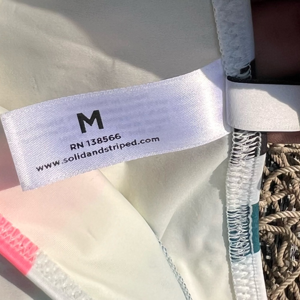 Solid & Striped Thea Bikini Size Medium Nwot - image 8